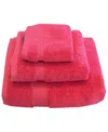 Talesma The Empress Turkish Cotton 3-pc. Bath Towel Set In Fuchsia