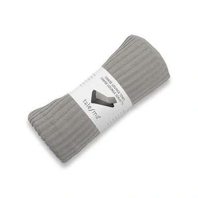 Talesma Turkish Cotton Chaise Lounge Cover In Gray