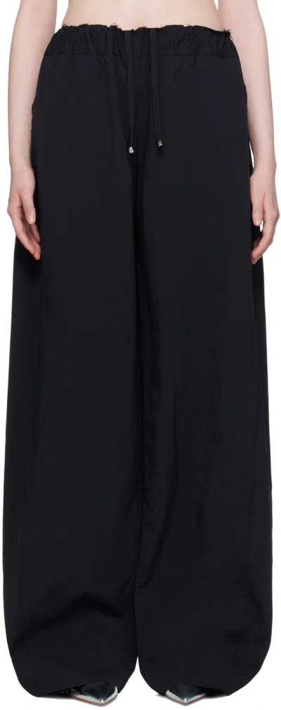 Talia Byre Black Drawstring Trousers