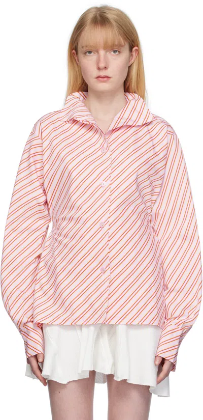 Talia Byre Pink Striped Shirt