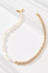 Talis Chains Pearl Duo Necklace In Gold