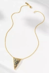 Talis Chains Triangle Pendant Necklace In Gold