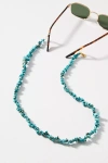 TALIS CHAINS TURQUOISE CHIP STONE SUNGLASSES CHAIN