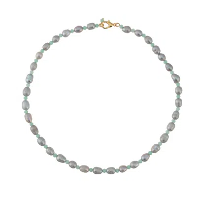 Talis Chains Women's Grey Freshwater Pearl Choker In Gray