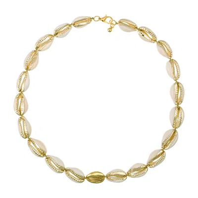 Talis Chains Women's Shell Necklace - Gold