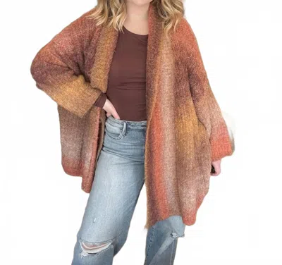 Talisman Amara Long Sleeve Cardigan In Multi
