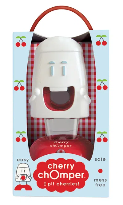 Talisman Designs Cherry Chomper Cherry Pitter, Set Of 1, White In Red