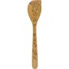Talisman Designs Laser Etched Beechwood Corner Spoon, Nature Collection, Set Of 1 In Multi