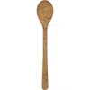 Talisman Designs Laser Etched Beechwood Sauce Spoon, Woodland Collection In Multi