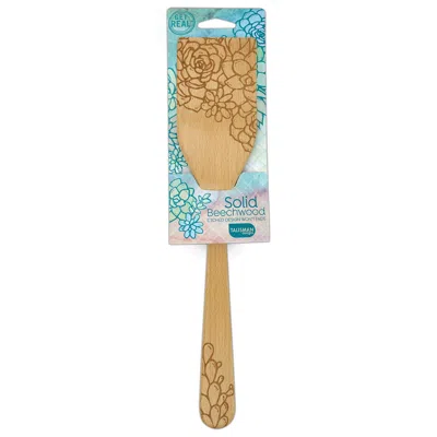 Talisman Designs Laser Etched Beechwood Turner, Succulent Collection In Multi