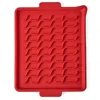 Talisman Designs Silicone Microwave Bacon Tray, 9.5 X 12.75 Inches, Red