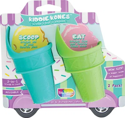 Talisman Designs Single Serving Ice Cream Kiddie Kones, Large, Set Of 2 In Multi