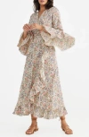 Talisman The Label Carly Floral Wrap Front Cotton Dress