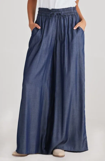 Talisman The Label Freedom Wide Leg Pants In Denim