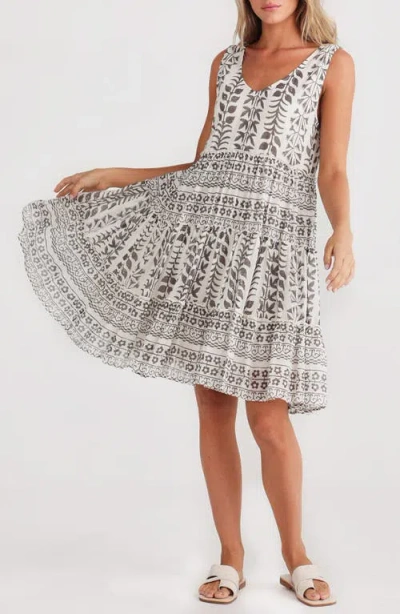 Talisman The Label Lucky Charm Cotton Voile Sundress In Paro