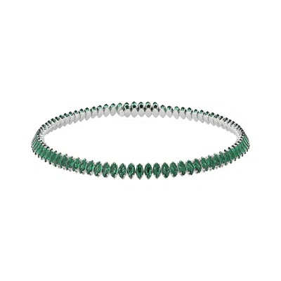 Talita London Women's Green Marquise Choker Emerald