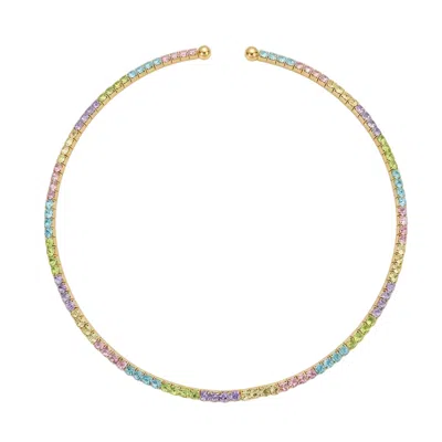 Talita London Women's Inner Light Choker Gold Candy In Multi