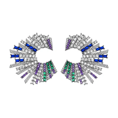 Talita London Women's Starstruck Earrings Midnight In Metallic