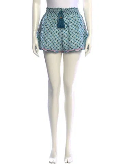 Pre-owned Talitha Printed Mini Shorts In Multi