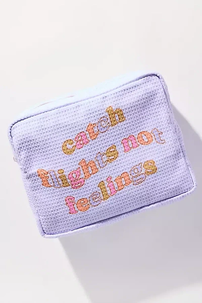 Talking Out Of Turn Catch Flights Not Feelings Waffo Busier Bee Large Pouch In Multi