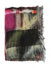 Talking Walls Ela Chromas Fringed Scarf In Multi