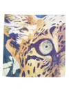 Talking Walls Printed Silk Foulard In Multi