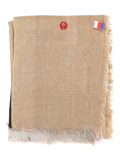 TALKING WALLS SILK-BLEND SCARF