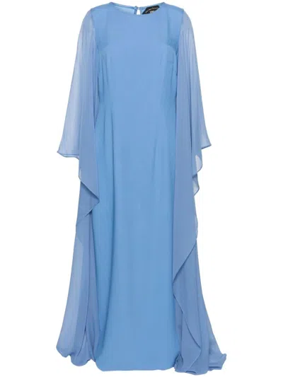 Taller Marmo `adriatica` Long Dress In Blue