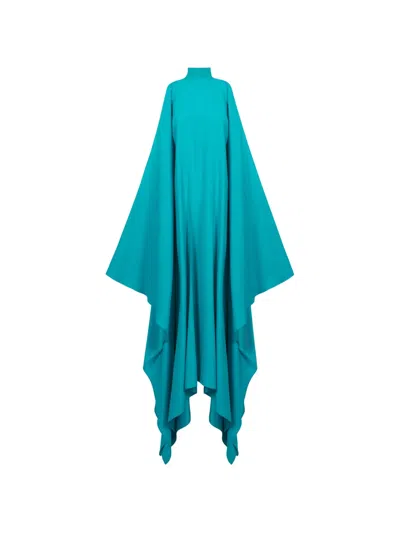 Taller Marmo Aga Asymmetric Dress In Blue