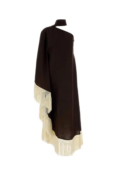 Taller Marmo Andes Dress Chocolate-ivory In Brown