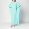 Taller Marmo Buttoned Mila Kaftan Maxi Dress