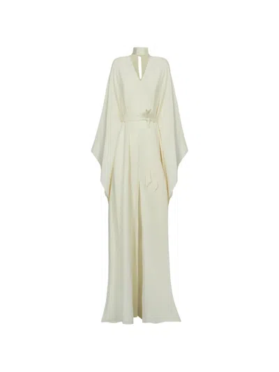 Taller Marmo Arizona Belted Kaftan Maxi Dress In Neutral