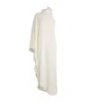 Taller Marmo Asymmetric Bolkan Garden Maxi Dress In Ivory