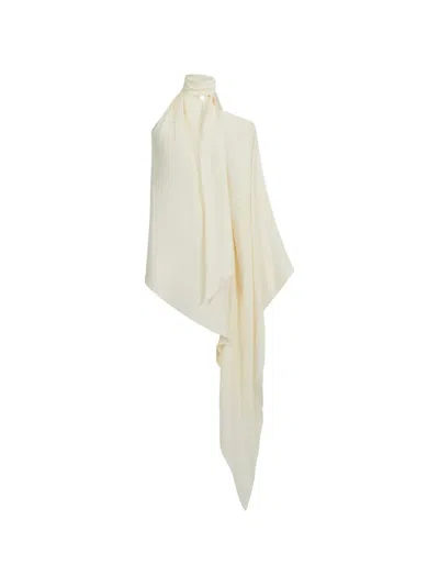 Taller Marmo Atlas Asymmetric Dress In White