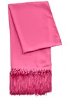 Taller Marmo Babe Fringed Crepe Scarf