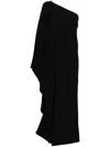 Taller Marmo Balear One-shoulder Gown In Black  