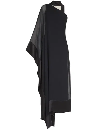 Taller Marmo Betsy Spirito Kaftan Dress In Black