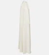 Taller Marmo Bridal Astor Crêpe Cady Gown In White