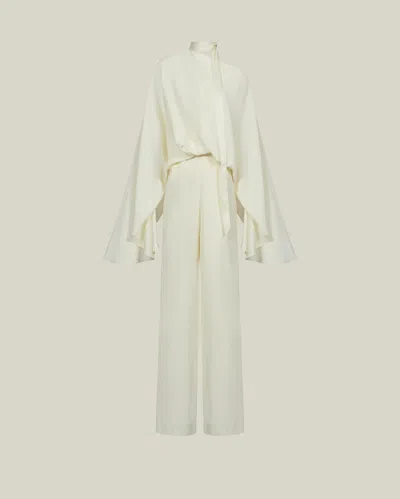 Taller Marmo Brooks Jumpsuit In Ivory