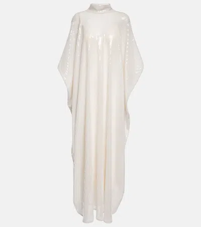 Taller Marmo Robe C.z. Disco Mit Pailletten In White