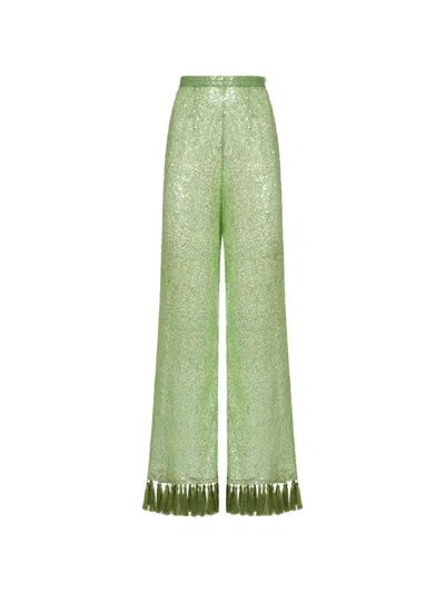 Taller Marmo Cala Escondida Trousers In Green