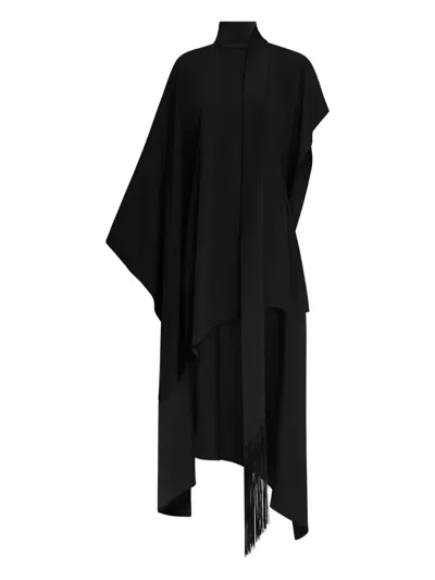 Taller Marmo California Asymmetric-hem Dress In Black