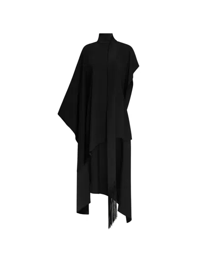 Taller Marmo California High-neck Mini Dress In Black