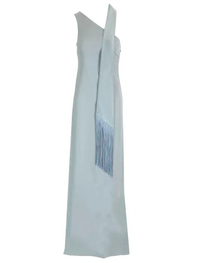 Taller Marmo Caroline Long Dress In Blue