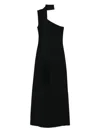 Taller Marmo Fringe Detail One-shoulder Maxi Dress
