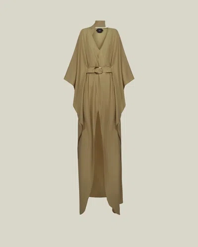 Taller Marmo Cassandra Kaftan In Green