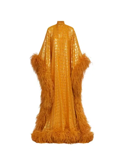 Taller Marmo Casta Diva Opulence Dress In Neutral