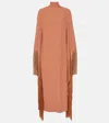 Taller Marmo Del Mar Fringed Crêpe Midi Dress In Red