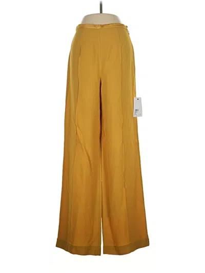 Pre-owned Taller Marmo Dress Pants In Yellow