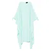 Taller Marmo Buttoned Mila Kaftan Maxi Dress In Green